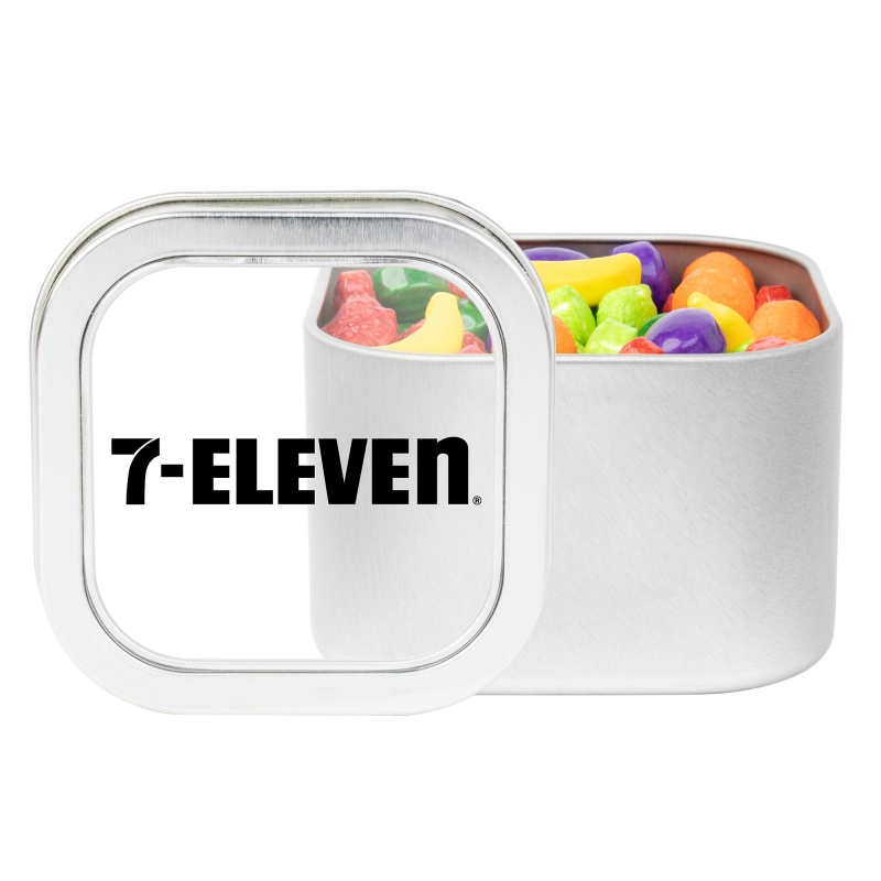 Window Tin with Candy Fruits
