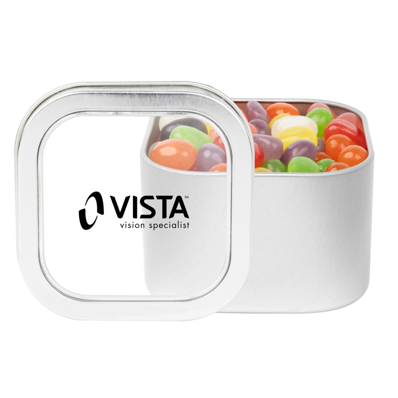Window Tin with Jelly Beans