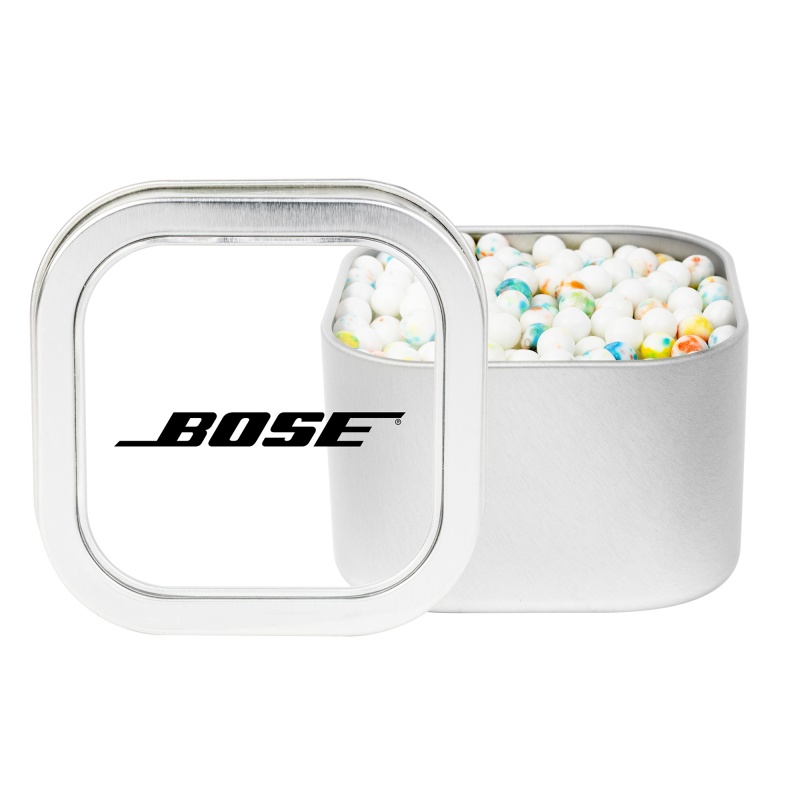 Window Tin with Mini Jawbreakers