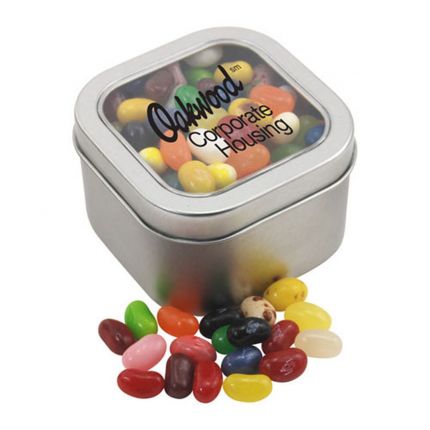 Window Tin with Jelly Bellies