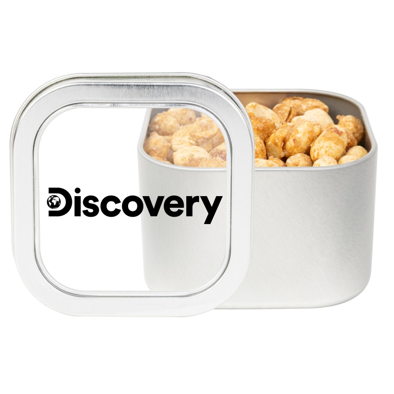 Window Tin with Honey Roasted Peanuts
