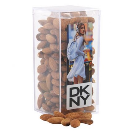 Large Acrylic Box with Almonds