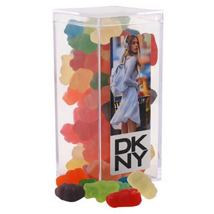 Large Acrylic Box with Clever Candy Gummy Bears