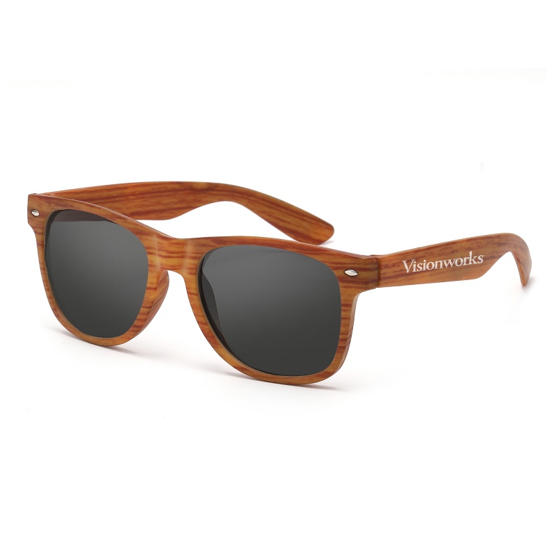 Medium Wood Tone Sunglasses