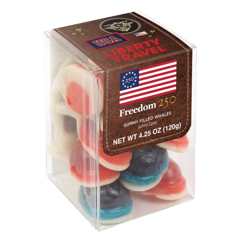 Freedom250- Short Acetate-Gummy Filled Whales