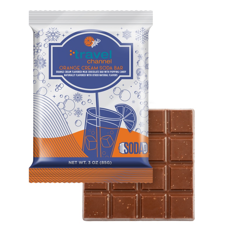 Fizzy Favorites- 3oz Milk Chocolate Orange Cream Soda Bar