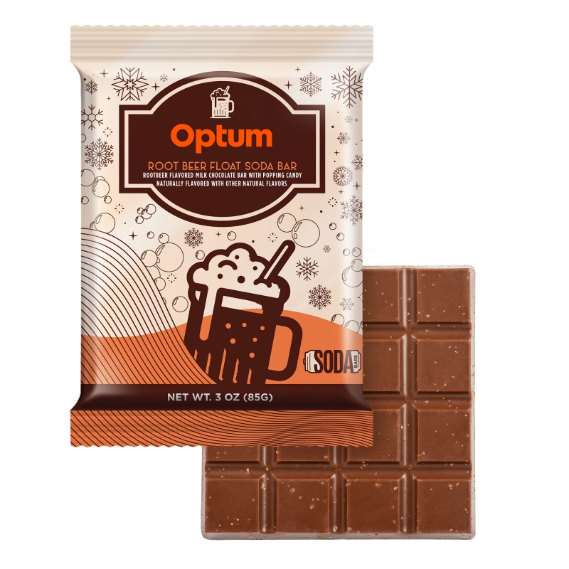 Fizzy Favorites- 3oz Milk Chocolate Root Beer Float Soda Bar