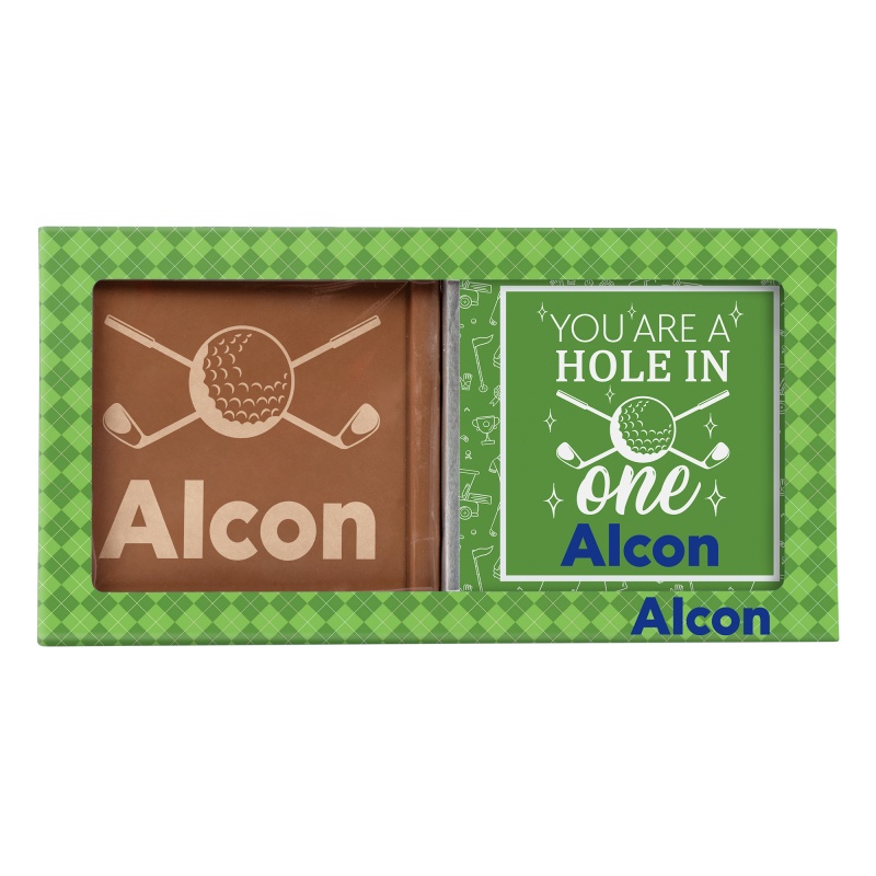 Golf - Square Bar- 2 Pack with Etched Bar