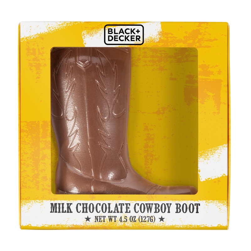 4.5 oz. Chocolate Molded Cowboy Boot