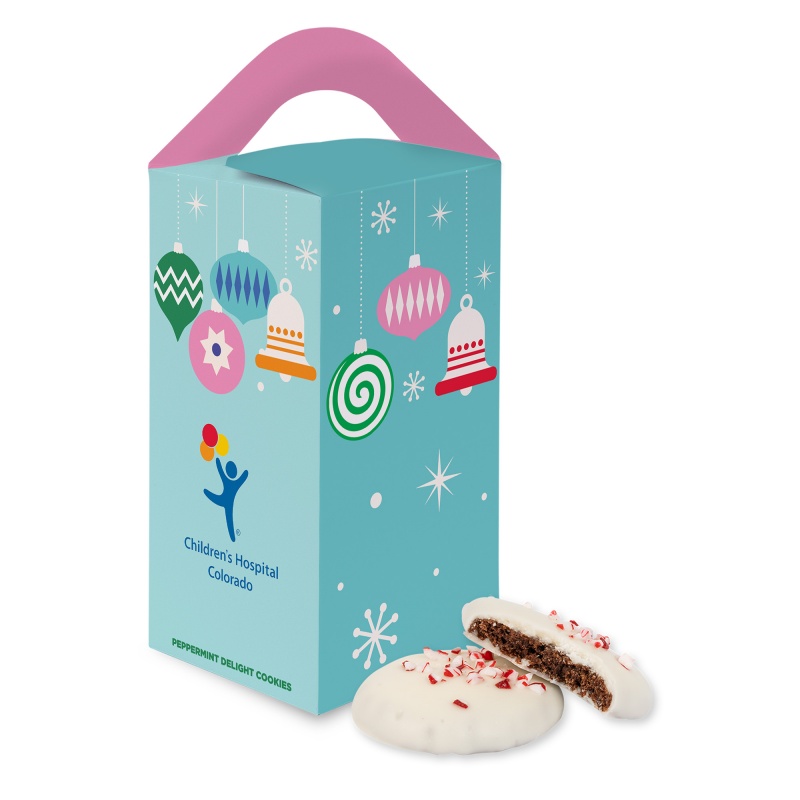 Peppermint Delight Cookies in Tote Box