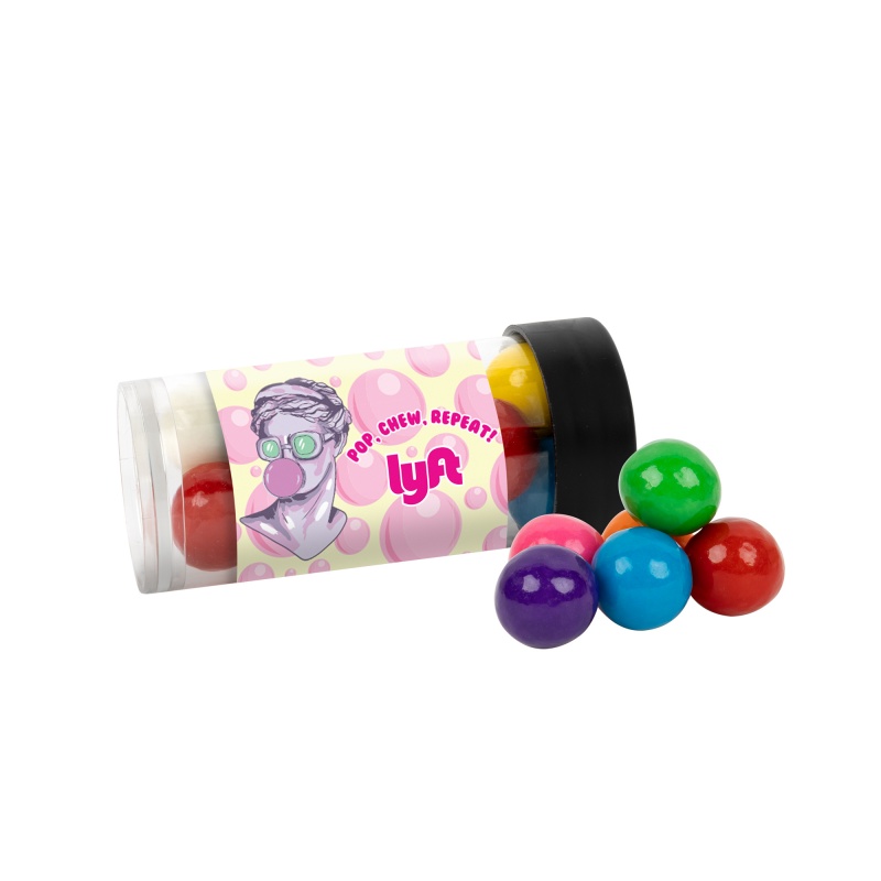 Tube with Gumballs