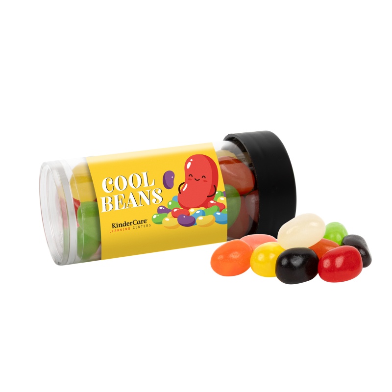 Small 3" Candy Tube with Assorted Jelly Beans