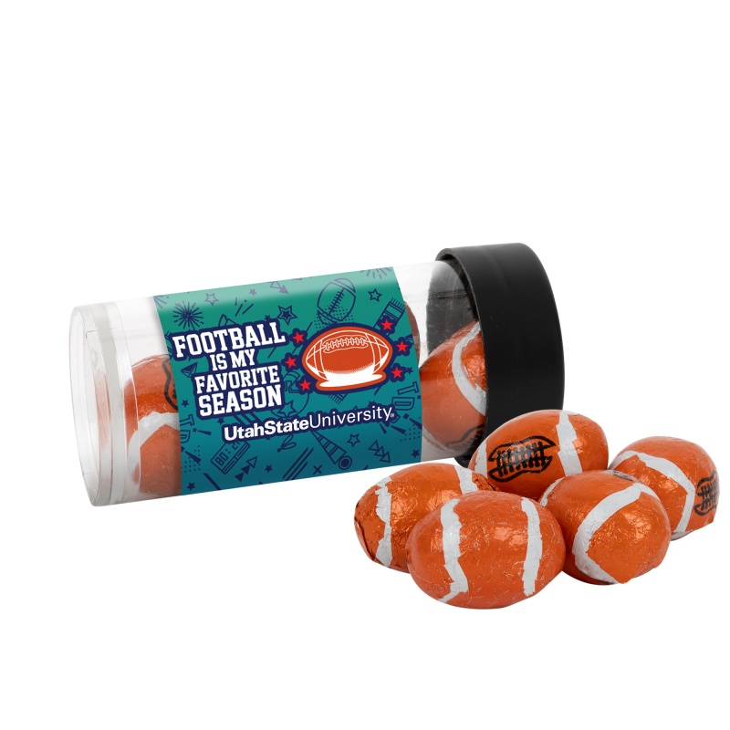 Tube with Chocolate Footballs