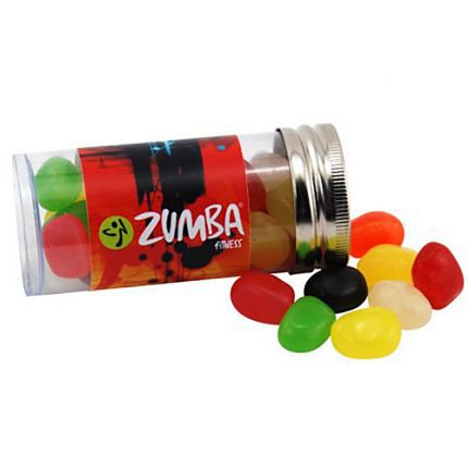 Small 3" Candy Tube with Assorted Jelly Beans