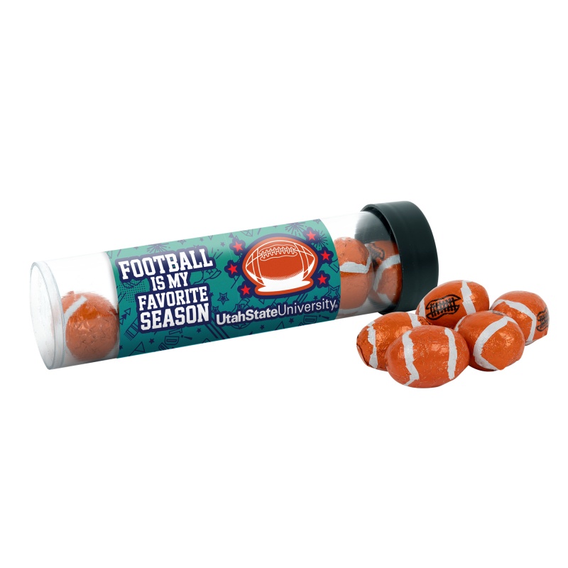 Tube with Chocolate Footballs
