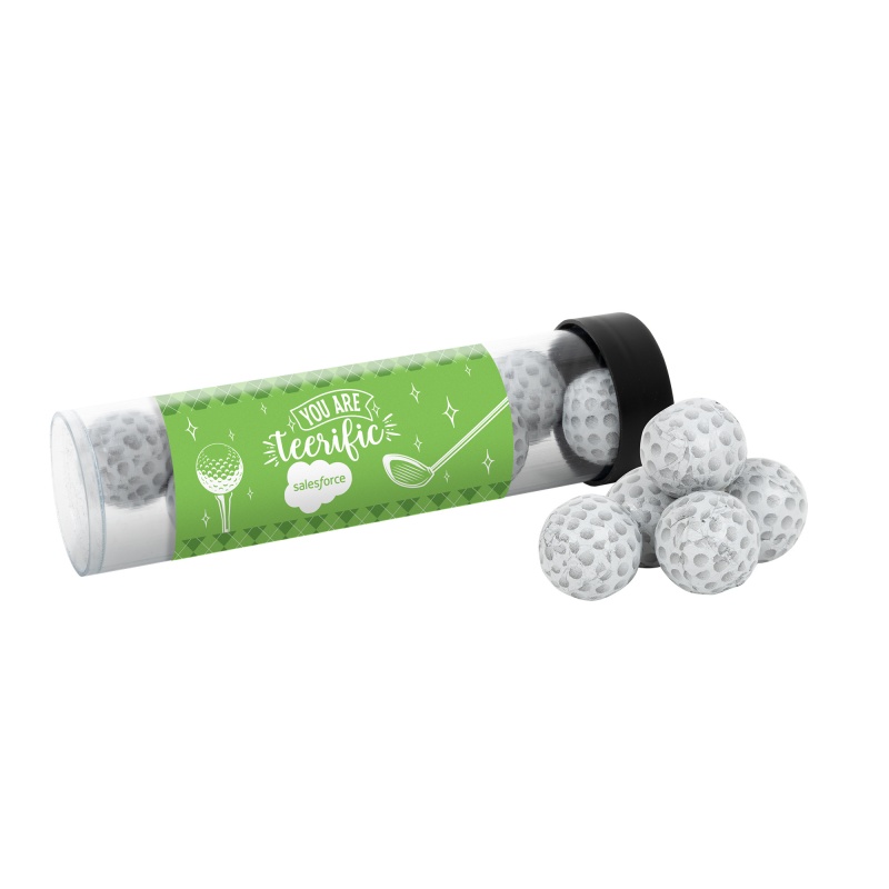 Tube with Chocolate Golf Balls