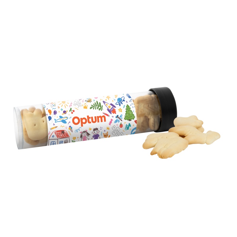 Tube with Animal Crackers