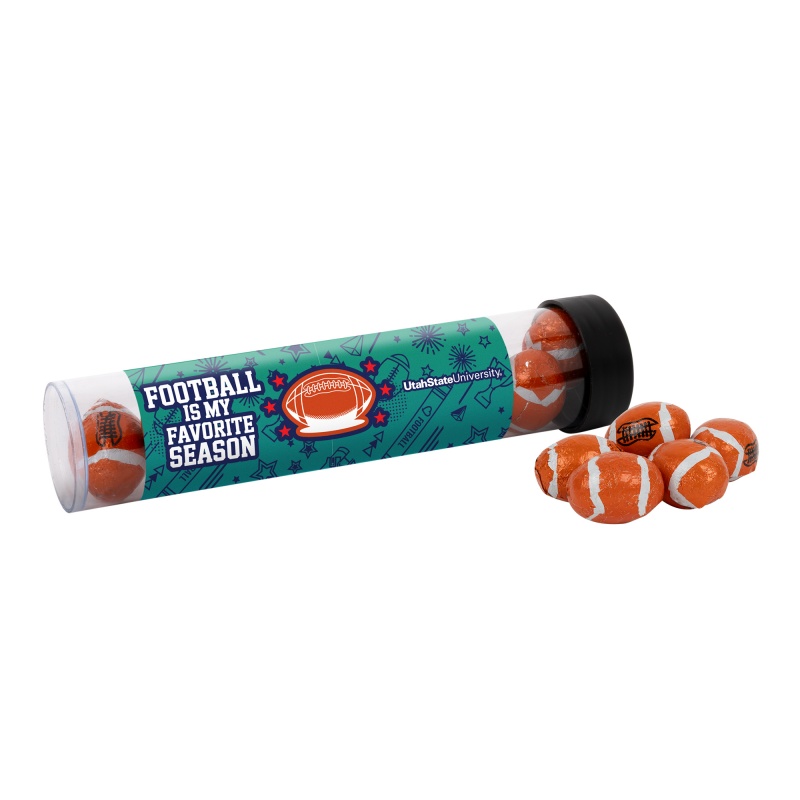Tube with Chocolate Footballs