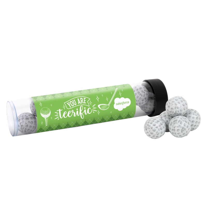 Tube with Chocolate Golf Balls