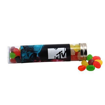 Large 6" Candy Tube with Assorted Jelly Beans