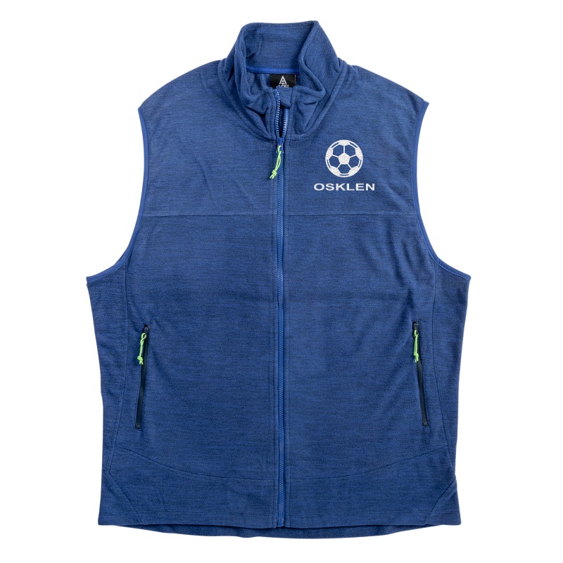 Soccer ACE Men's Full Zip Polar Fleece Vest