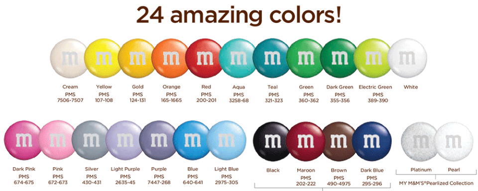 NC Custom Full Color Promo Packs 1oz. Color Choice M&M'S®. Supplied